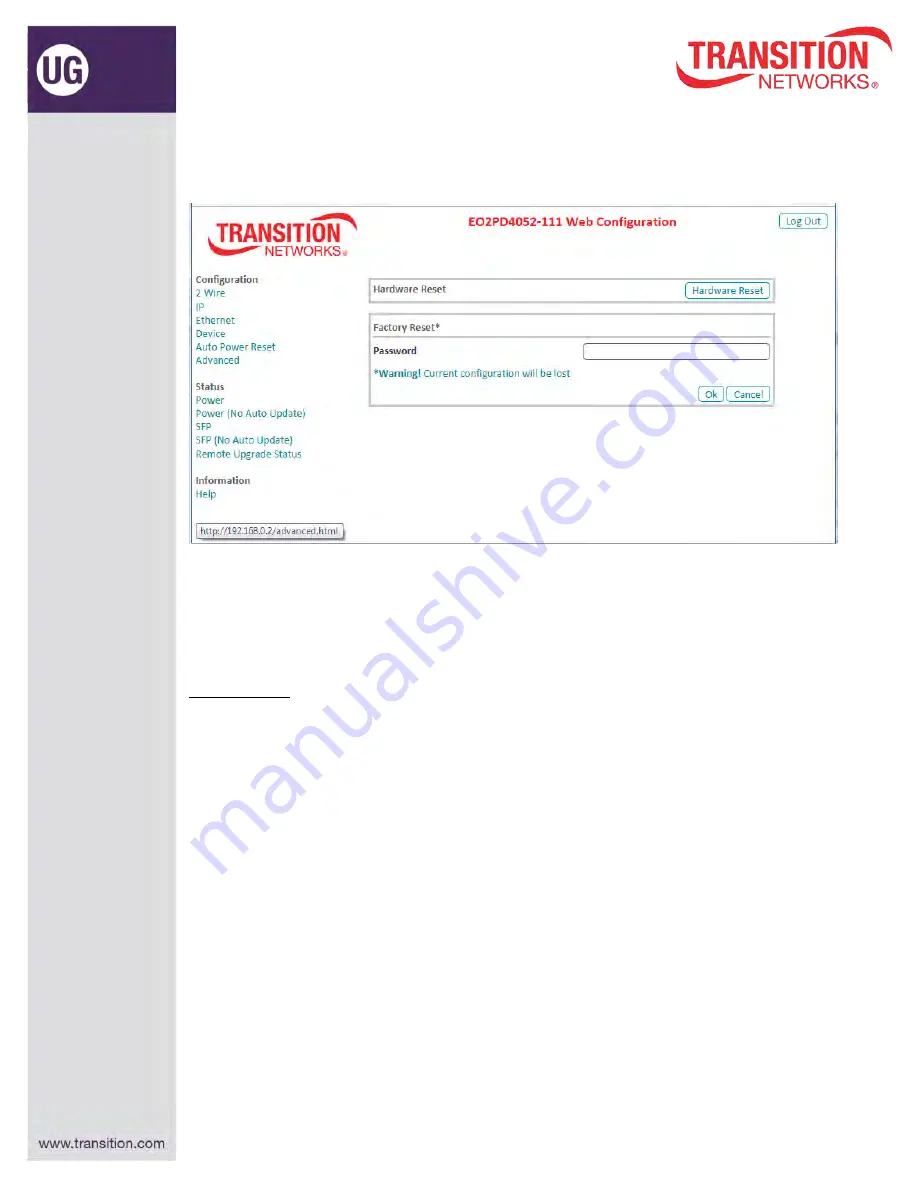 Transition Networks E02PD4052-111 User Manual Download Page 38