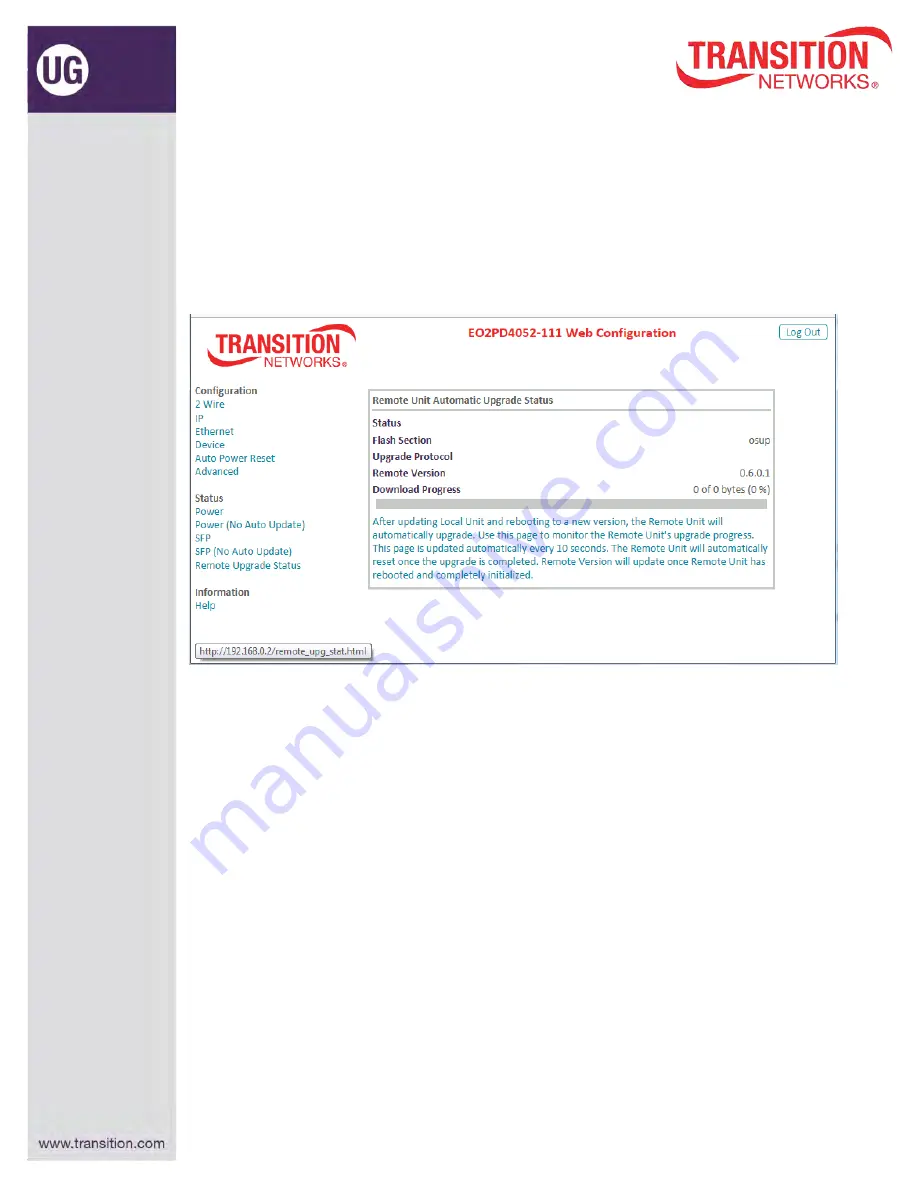 Transition Networks E02PD4052-111 User Manual Download Page 43