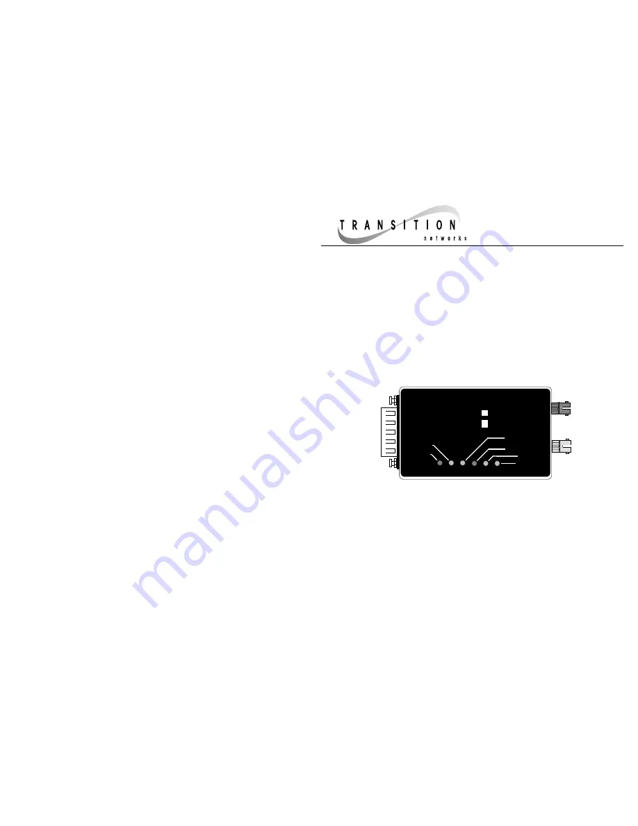 Transition Networks Micro-ceiver E-FRL-MC01C Скачать руководство пользователя страница 1