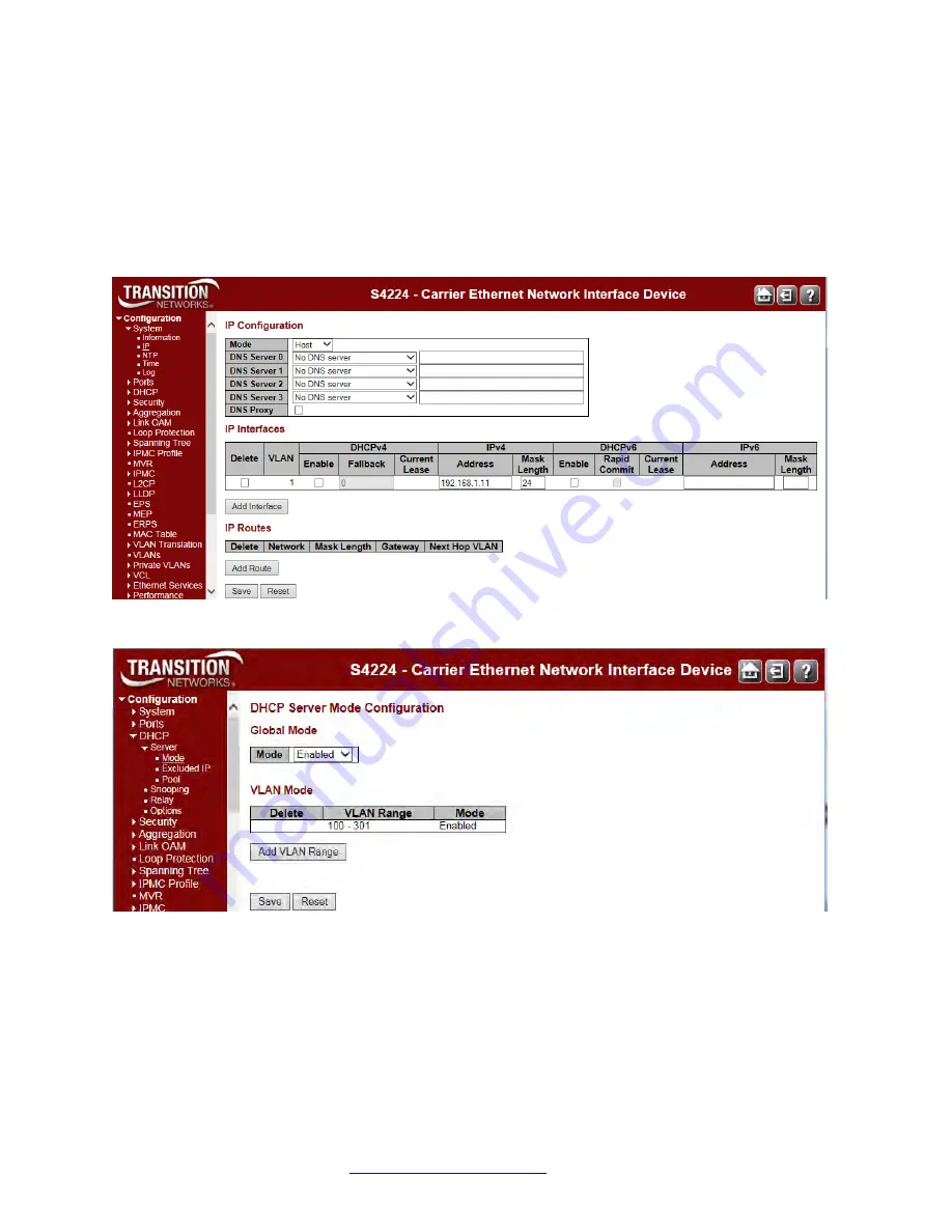 Transition Networks S4224 Скачать руководство пользователя страница 45