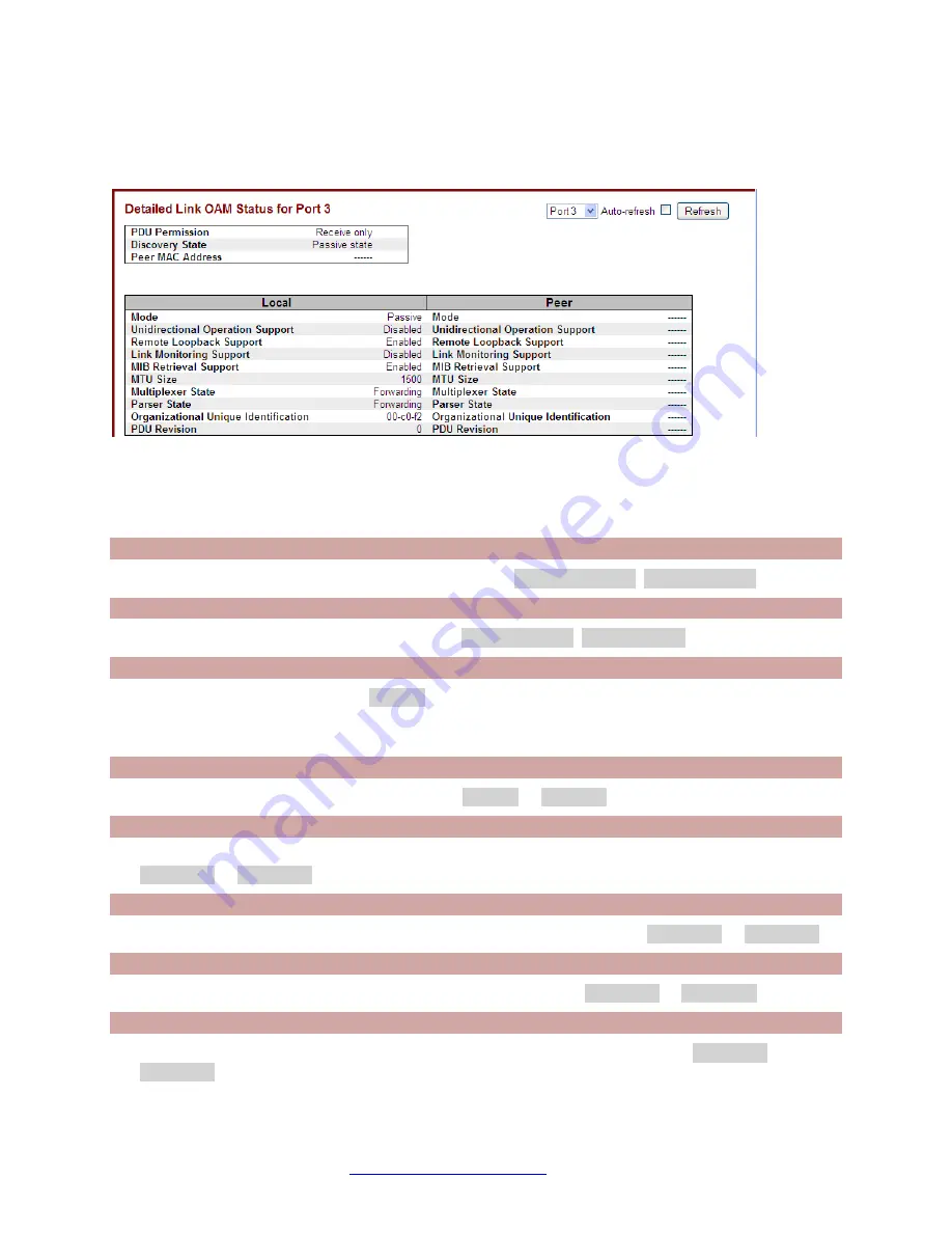 Transition Networks S4224 Web User Manual Download Page 153