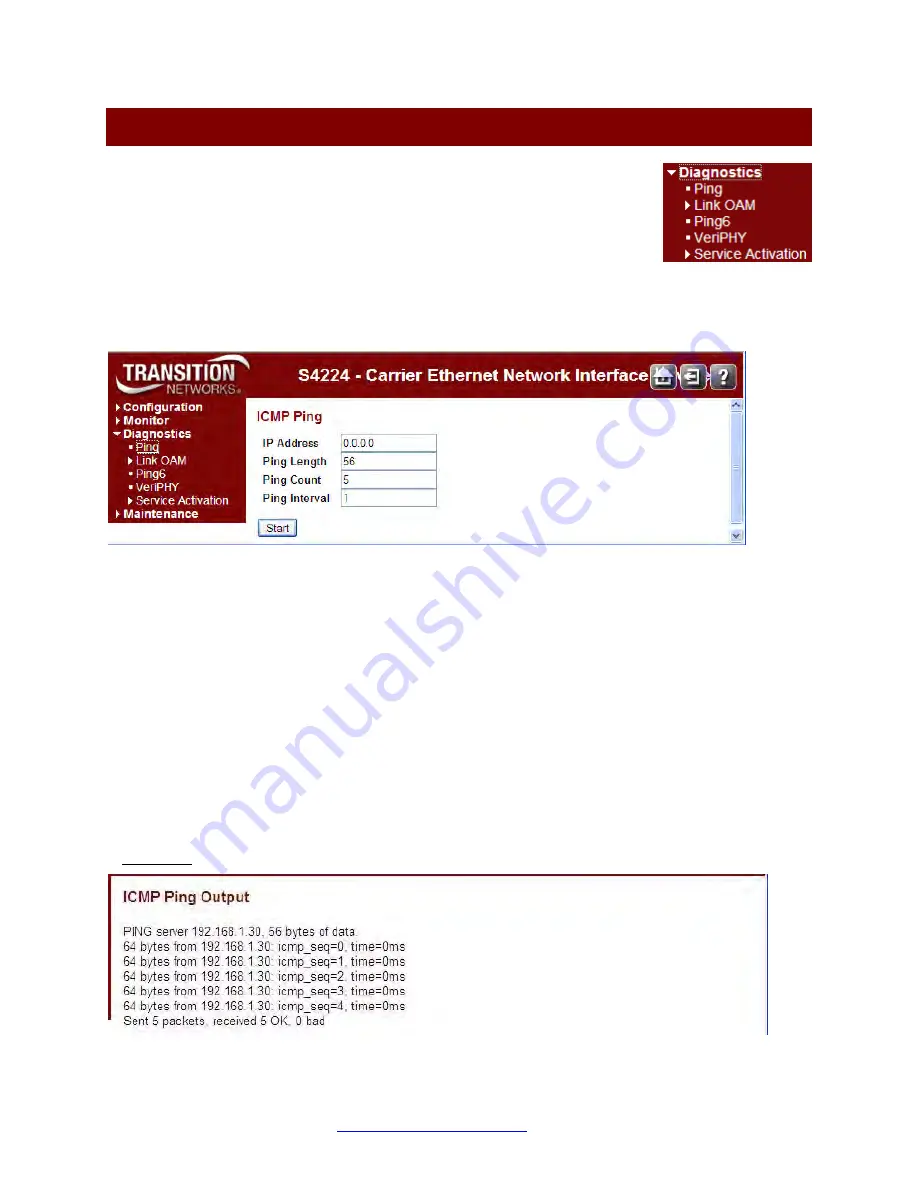 Transition Networks S4224 Web User Manual Download Page 523