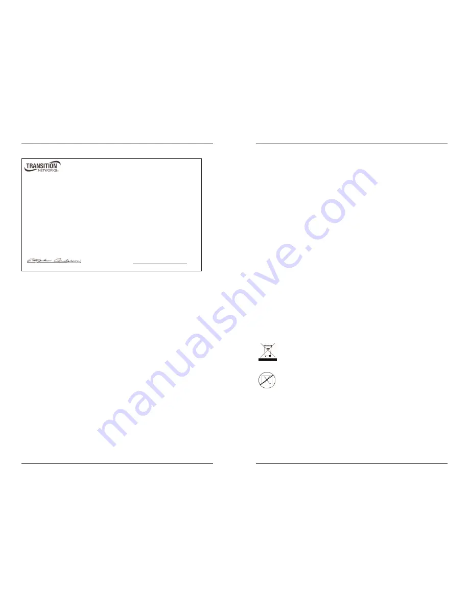 Transition Networks SGFEB1040-140 User Manual Download Page 8