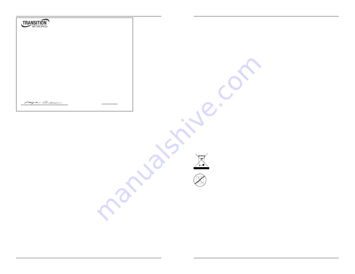 Transition Networks TN-J4858C User Manual Download Page 4