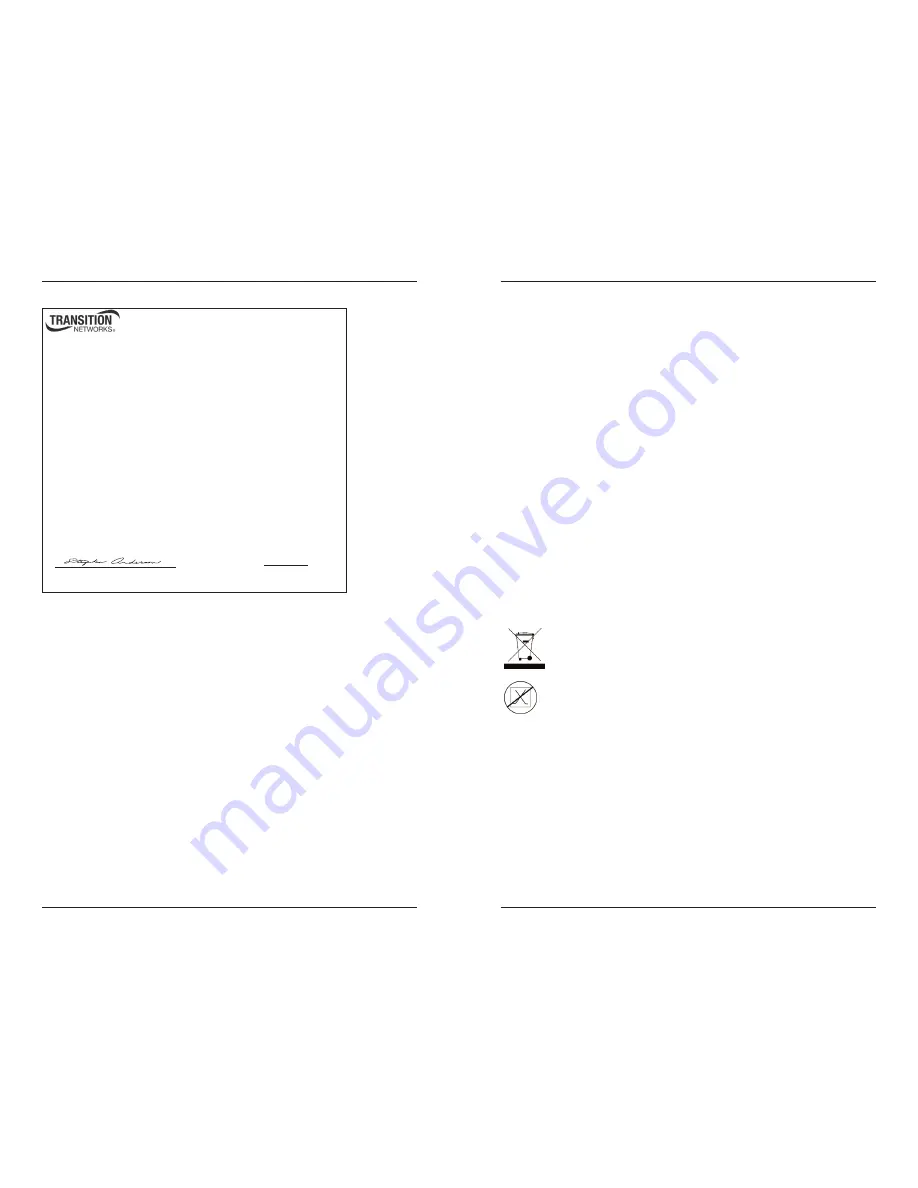 Transition Networks TN-SFP-ELX1 User Manual Download Page 6