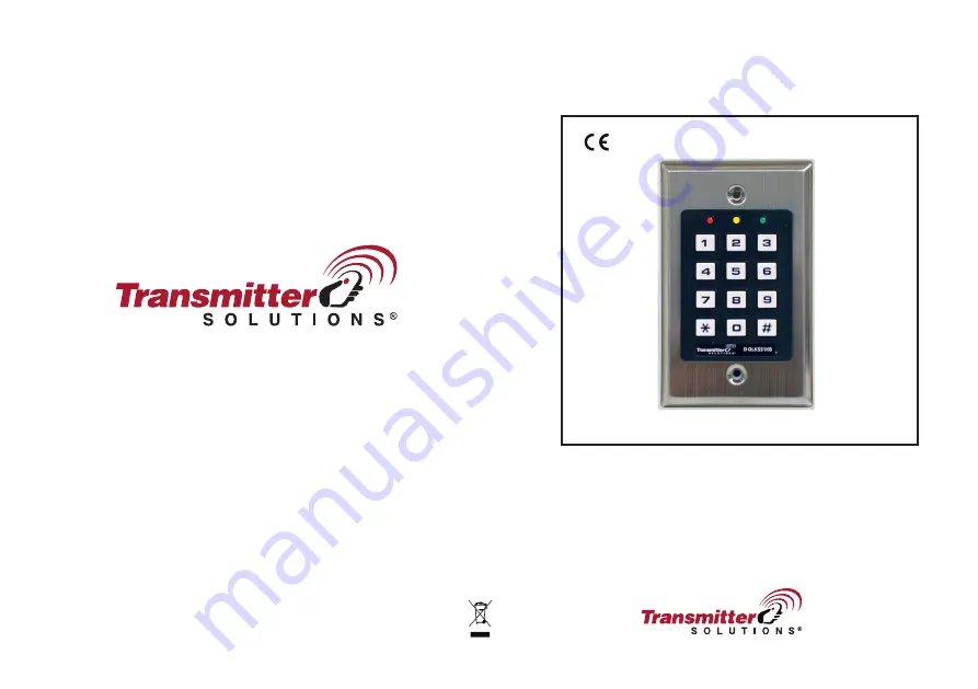 Transmitter Solutions DOLKSS1KB Programming & Installation Manual Download Page 1