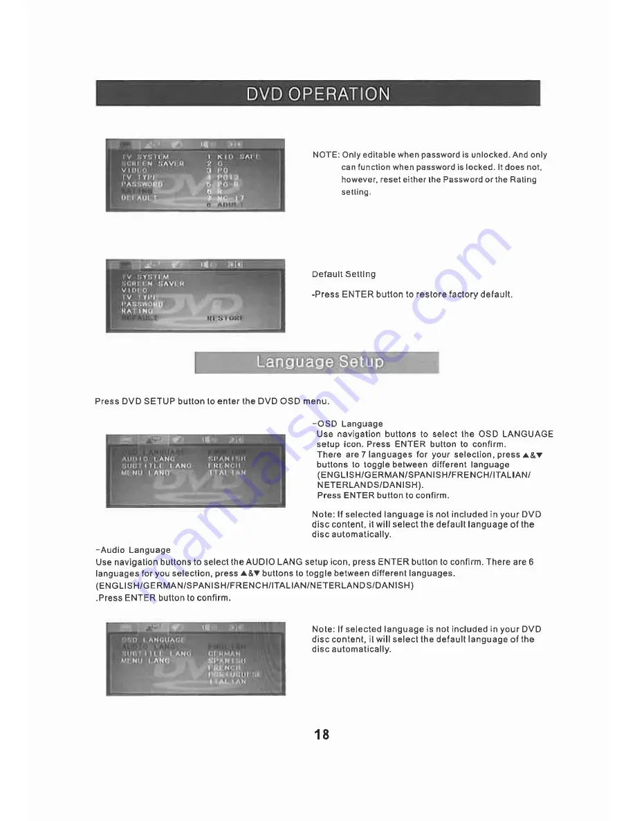 Transonic TC-2288LCD/DVD Скачать руководство пользователя страница 19