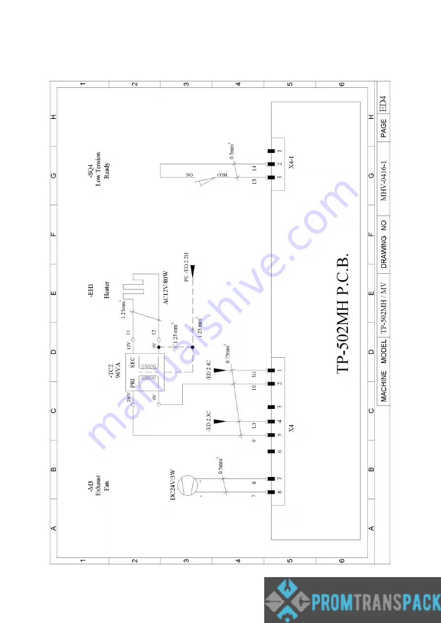 Transpak GENESIS HORI TP-502MH Скачать руководство пользователя страница 42