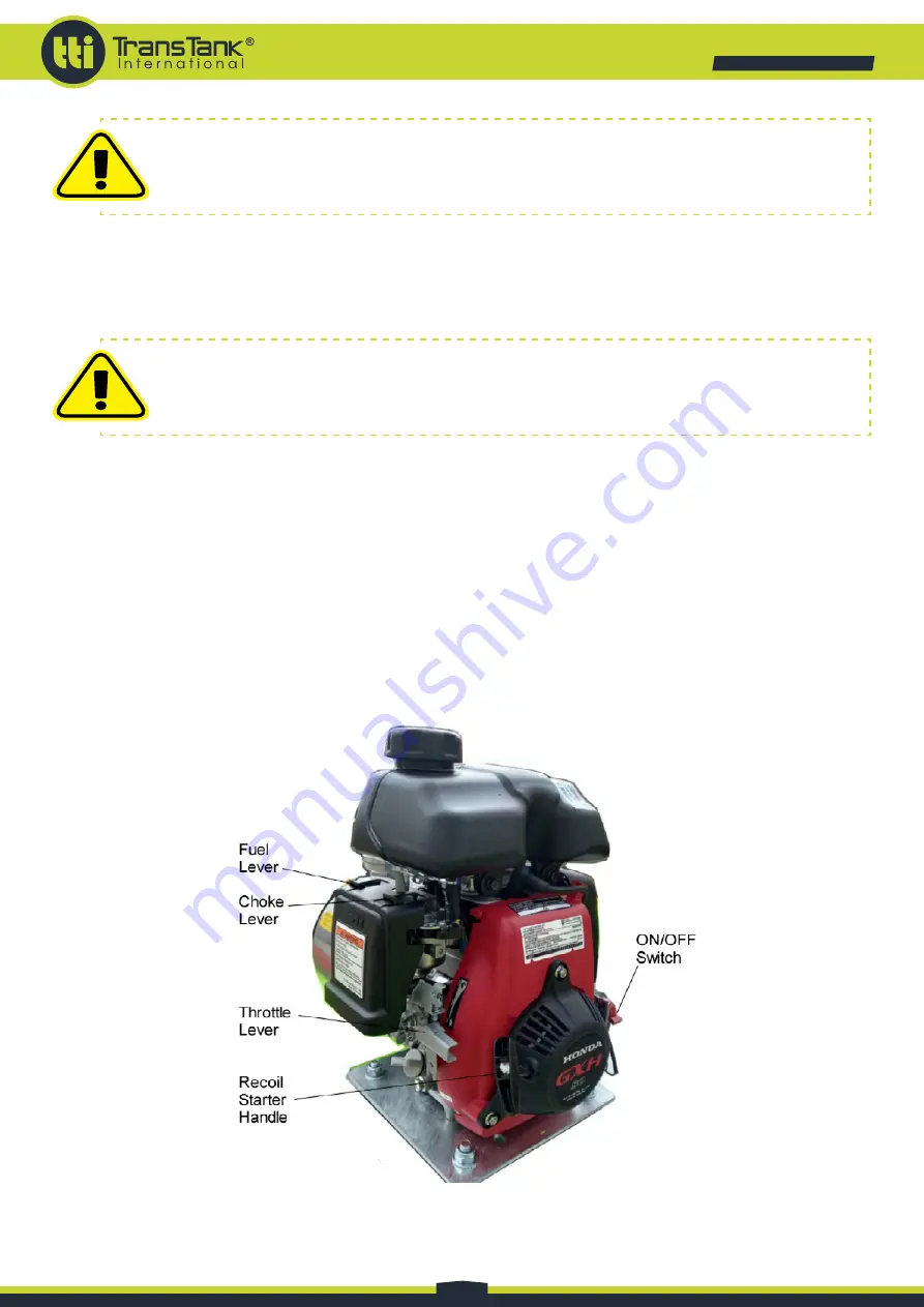 TransTank DieselPatrol Operator'S Handbook Manual Download Page 13