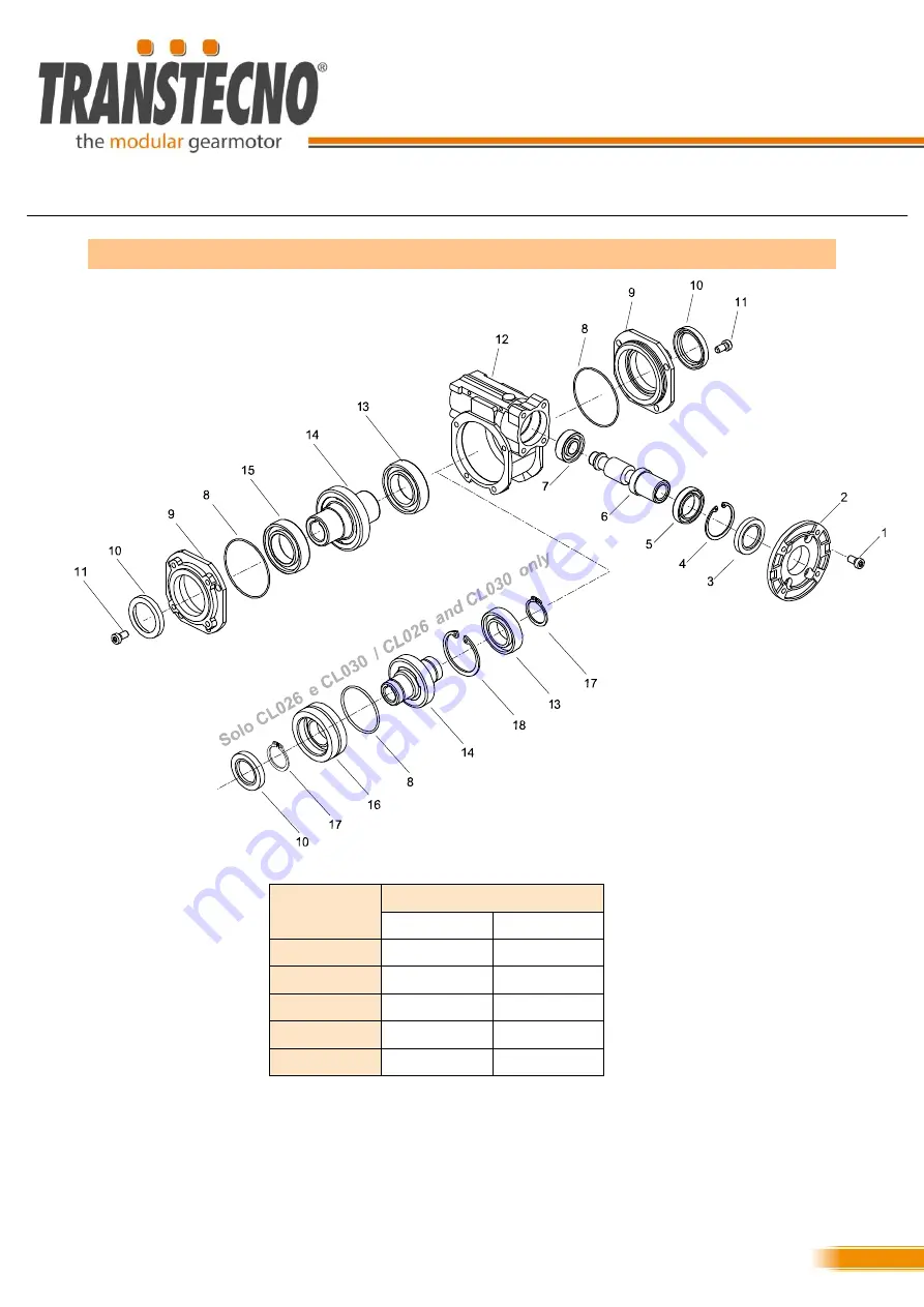 Transtecno Alu Series Installation And Maintenance Instructions Manual Download Page 61