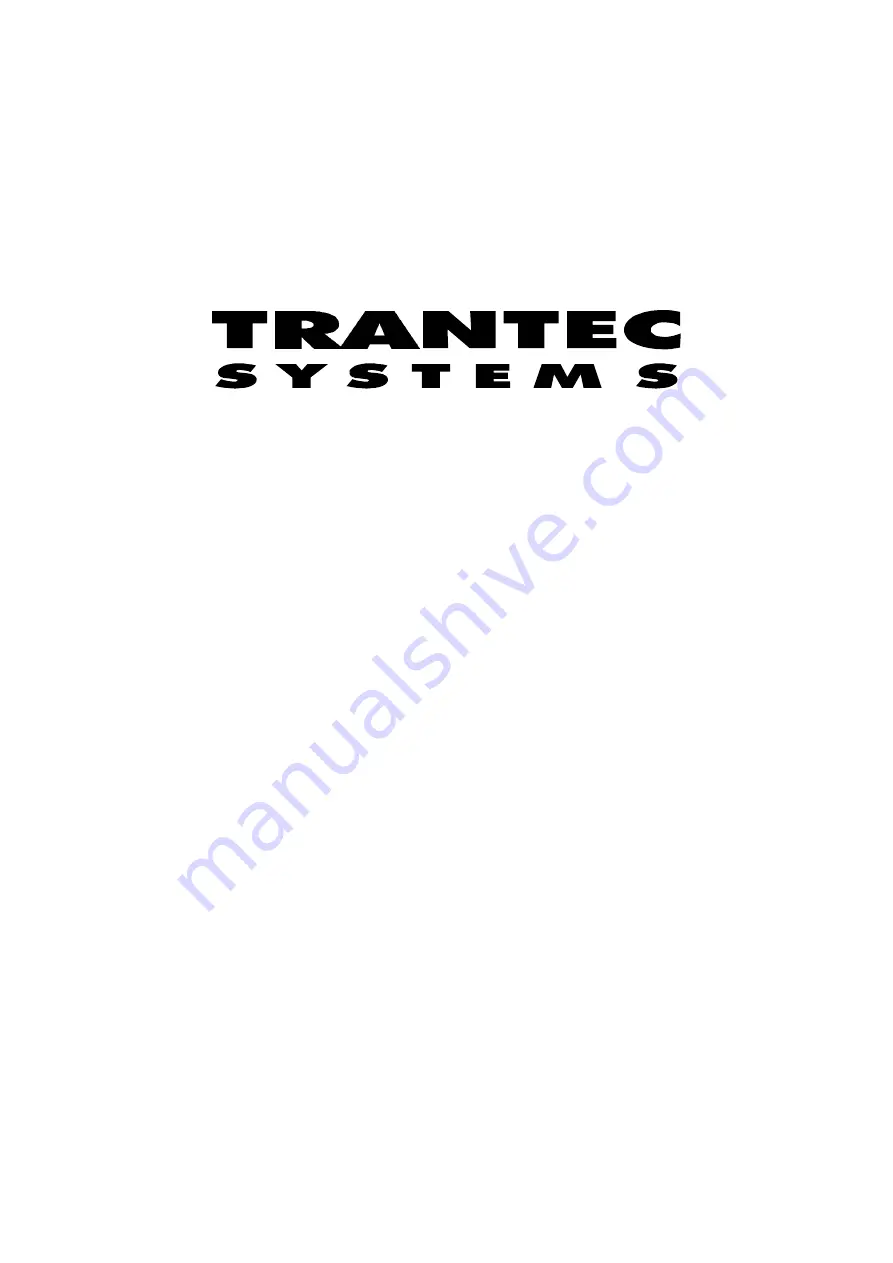 Trantec S3500 Series Скачать руководство пользователя страница 2