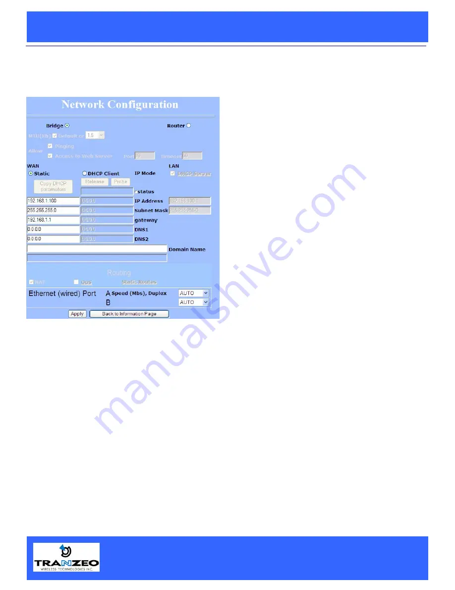 Tranzeo TR-CPQ Quick Start Manual Download Page 15