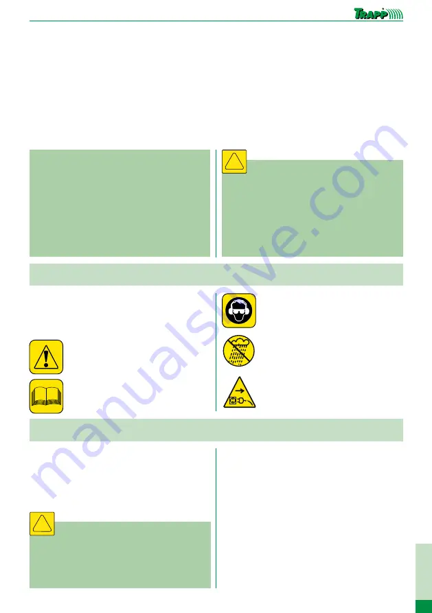 TRAPP AF-500 Instruction Manual Download Page 3