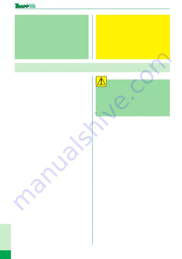 TRAPP TRP 30 Instruction Manual Download Page 24