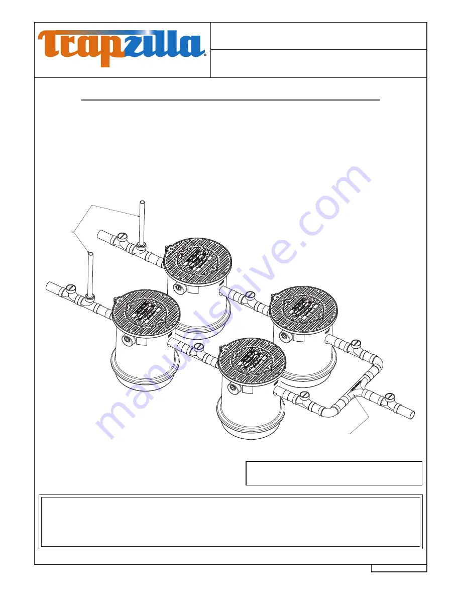 Trapzilla TSS-27 Installation & Maintenance Instructions Manual Download Page 14