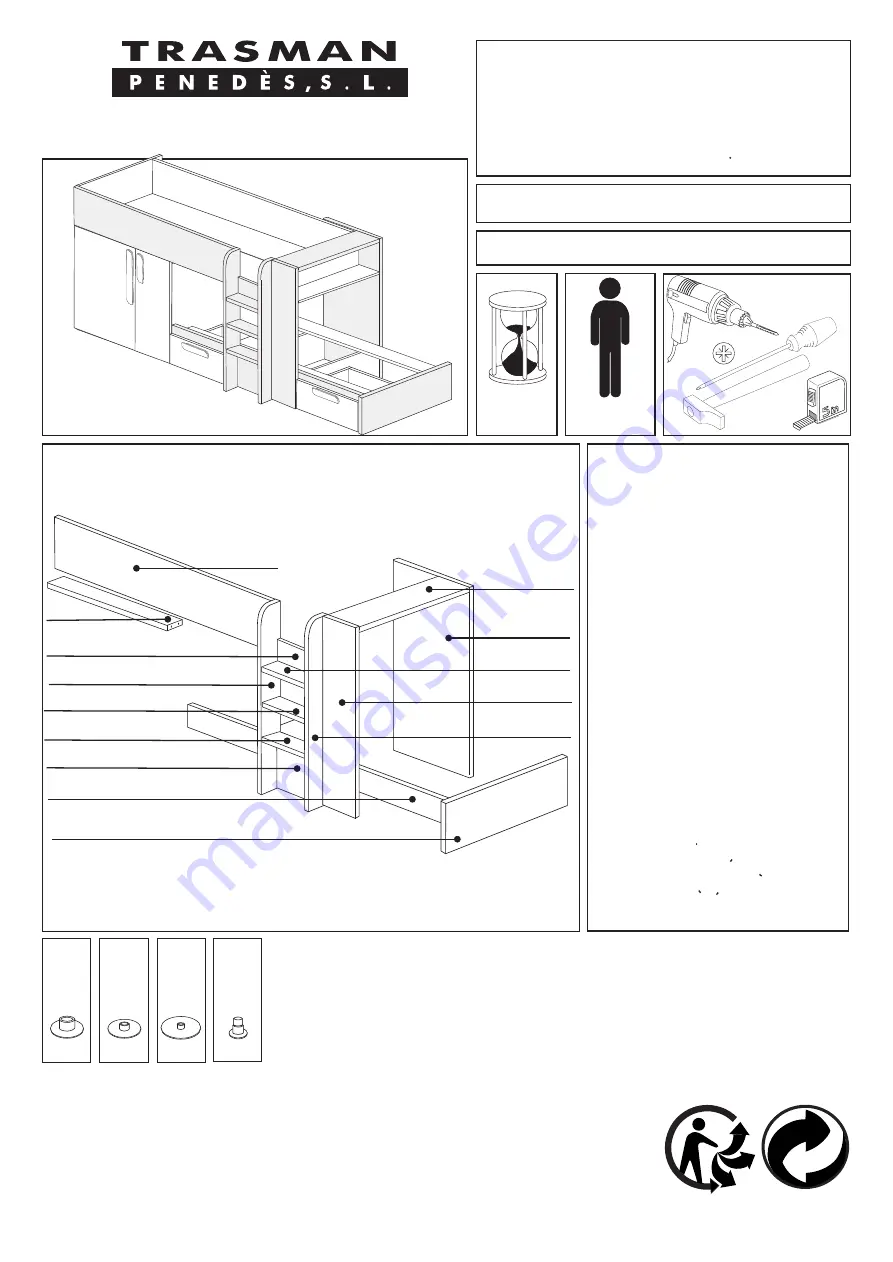 Trasman 1126A Bo1 Assembly Manual Download Page 1