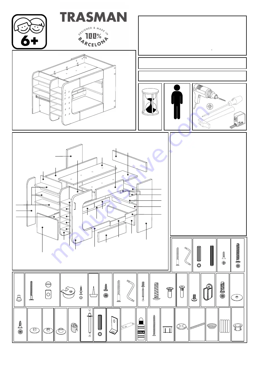 Trasman 5000 MSPACE Assembly Manual Download Page 1