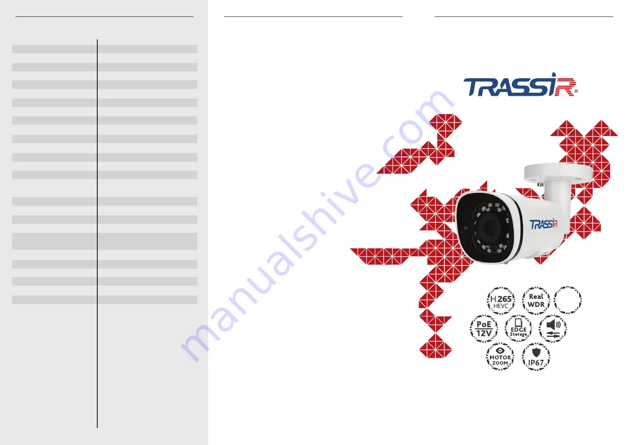 TRASSIR TR-D2222WDZIR4 Quick Start Manual Download Page 1