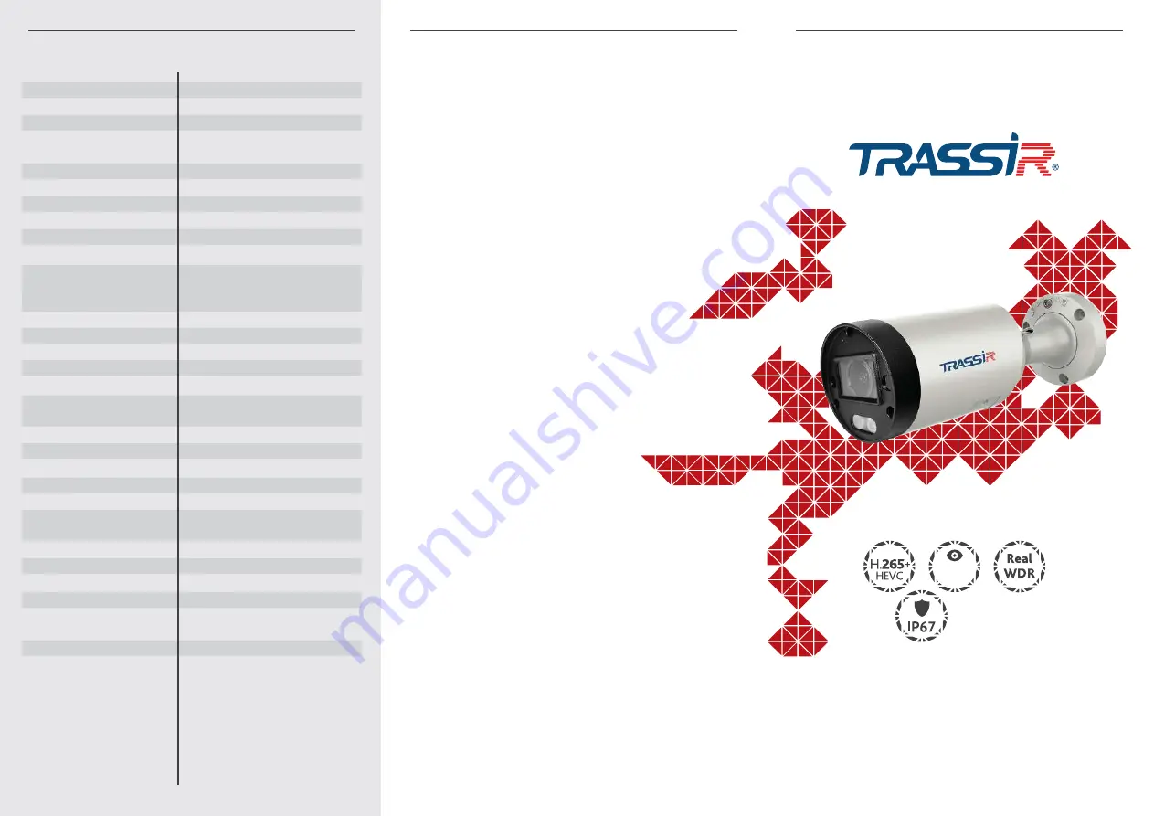 TRASSIR TR-D2283WDZIR7 Quick Start Manual Download Page 1