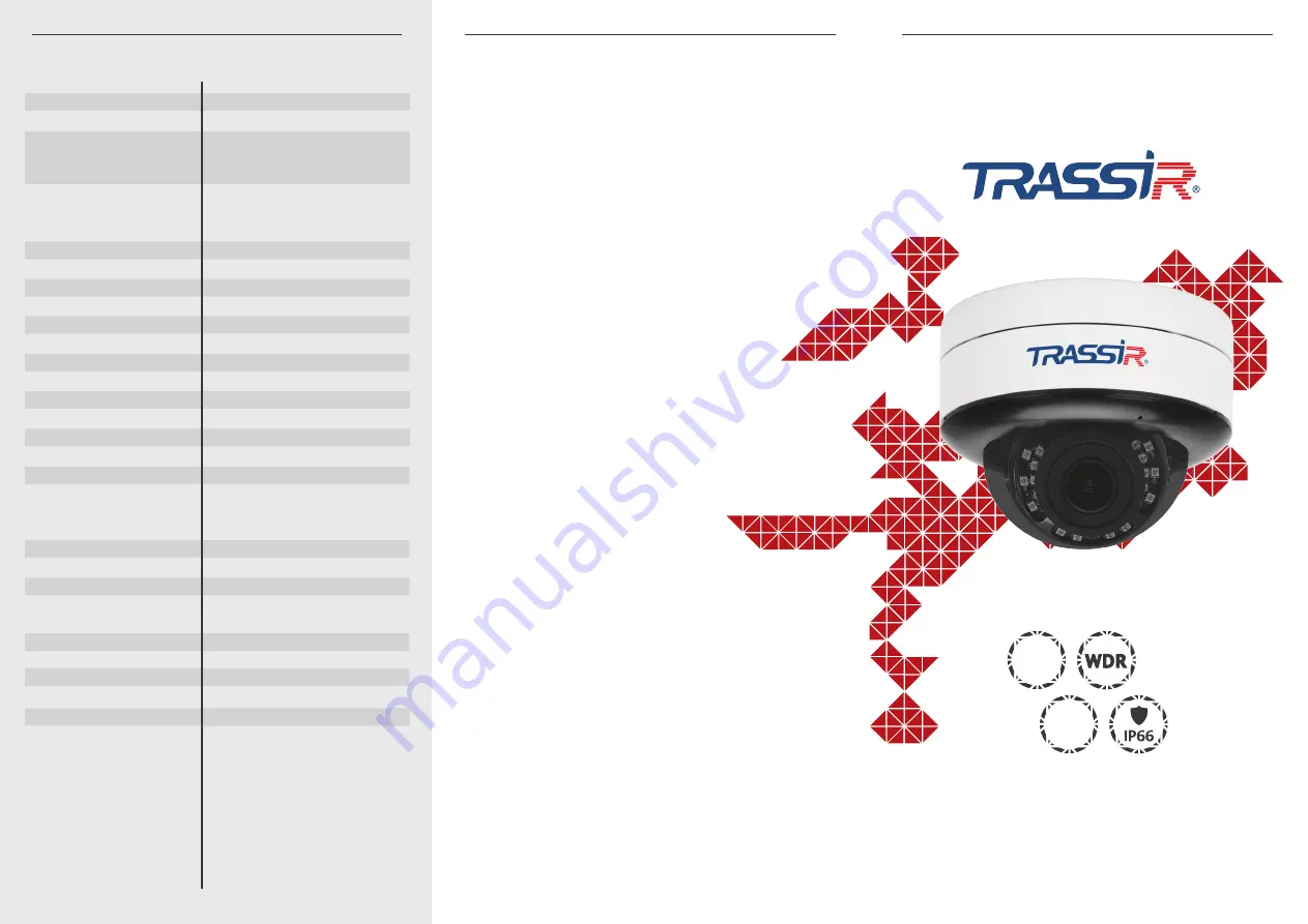 TRASSIR TR-D3152ZIR2 Quick Start Manual Download Page 1