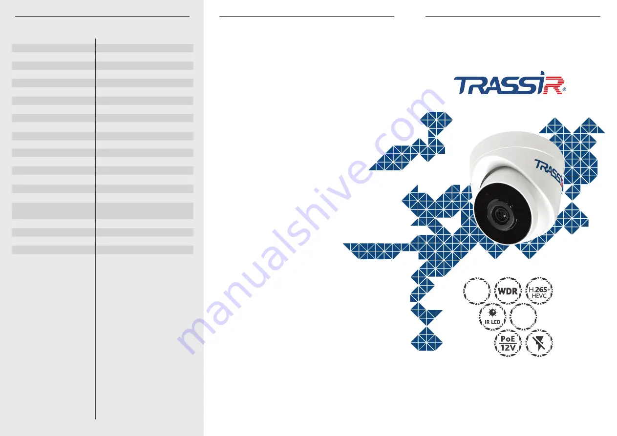 TRASSIR TR-D4S1 Quick Manual Download Page 1