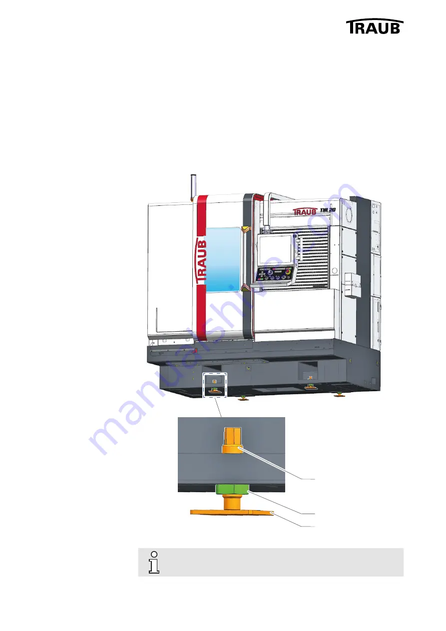 Traub TNL20 Operating Instructions Manual Download Page 44