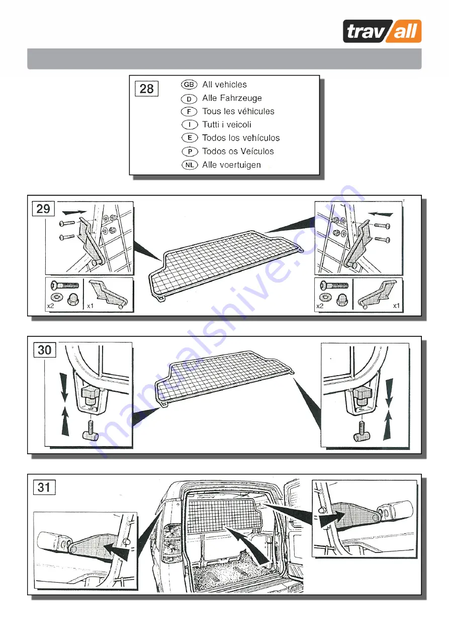 travall TDG-1014 Fitting Instruction Download Page 6