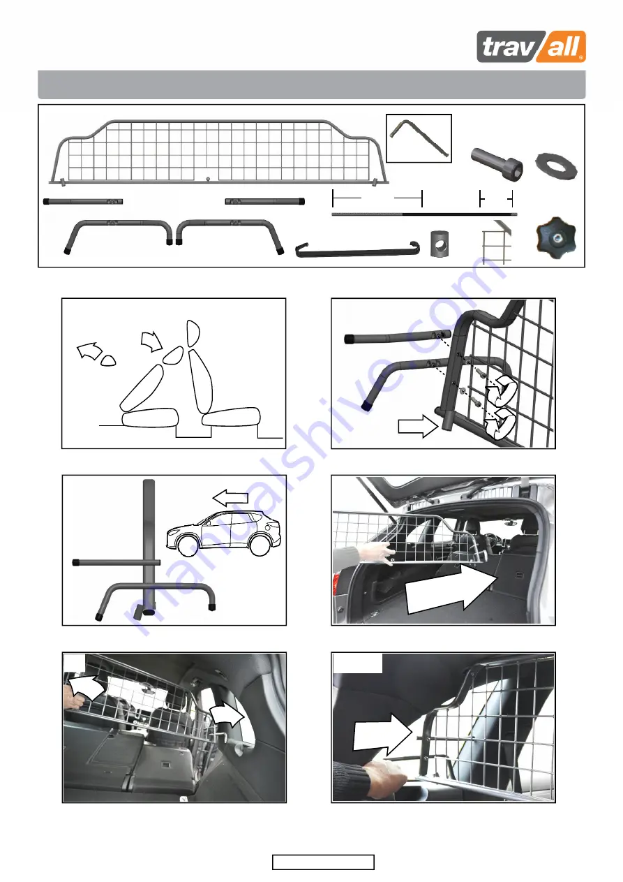 travall TDG 1357 Fitting Instruction Download Page 1