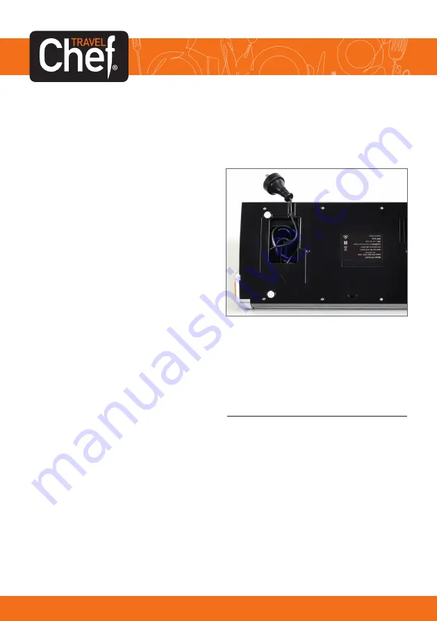 Travel Chef PRI5590DP User Manual And Product Specifications Download Page 12