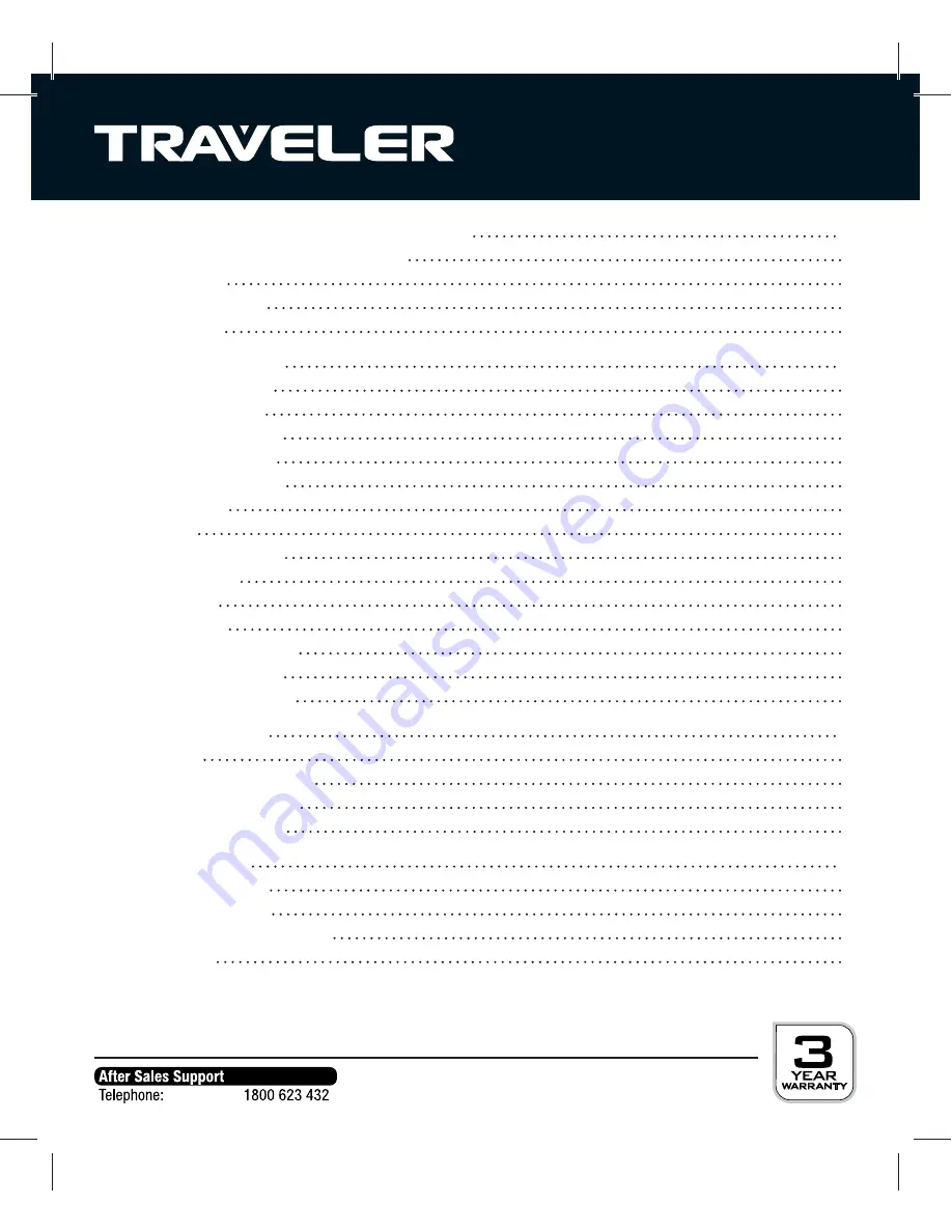 Traveler Z 2000 User Manual Download Page 3