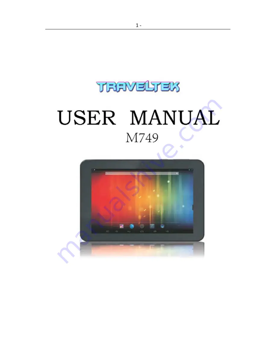 Traveltex M749 User Manual Download Page 1