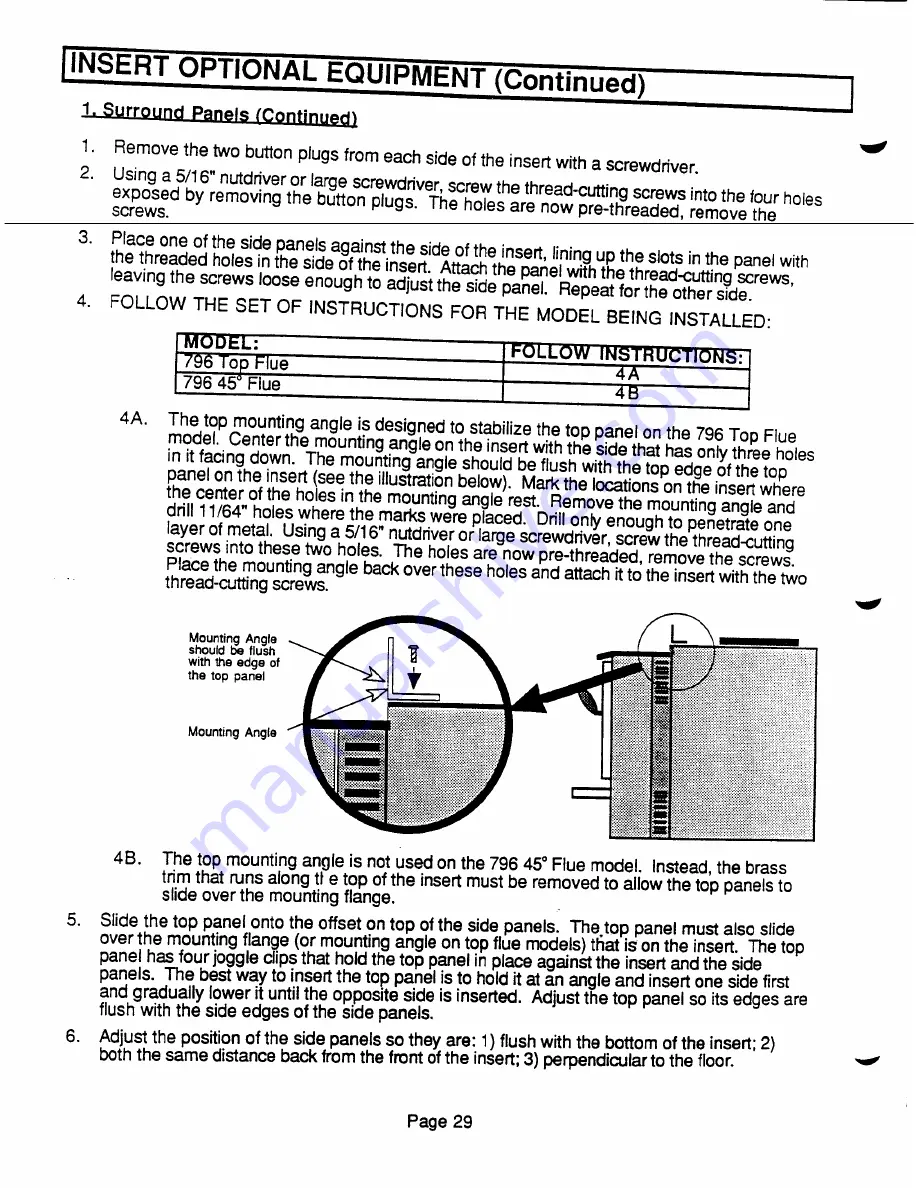 Travis Industries Avalon 796 45' flue Owner'S Manual Download Page 30