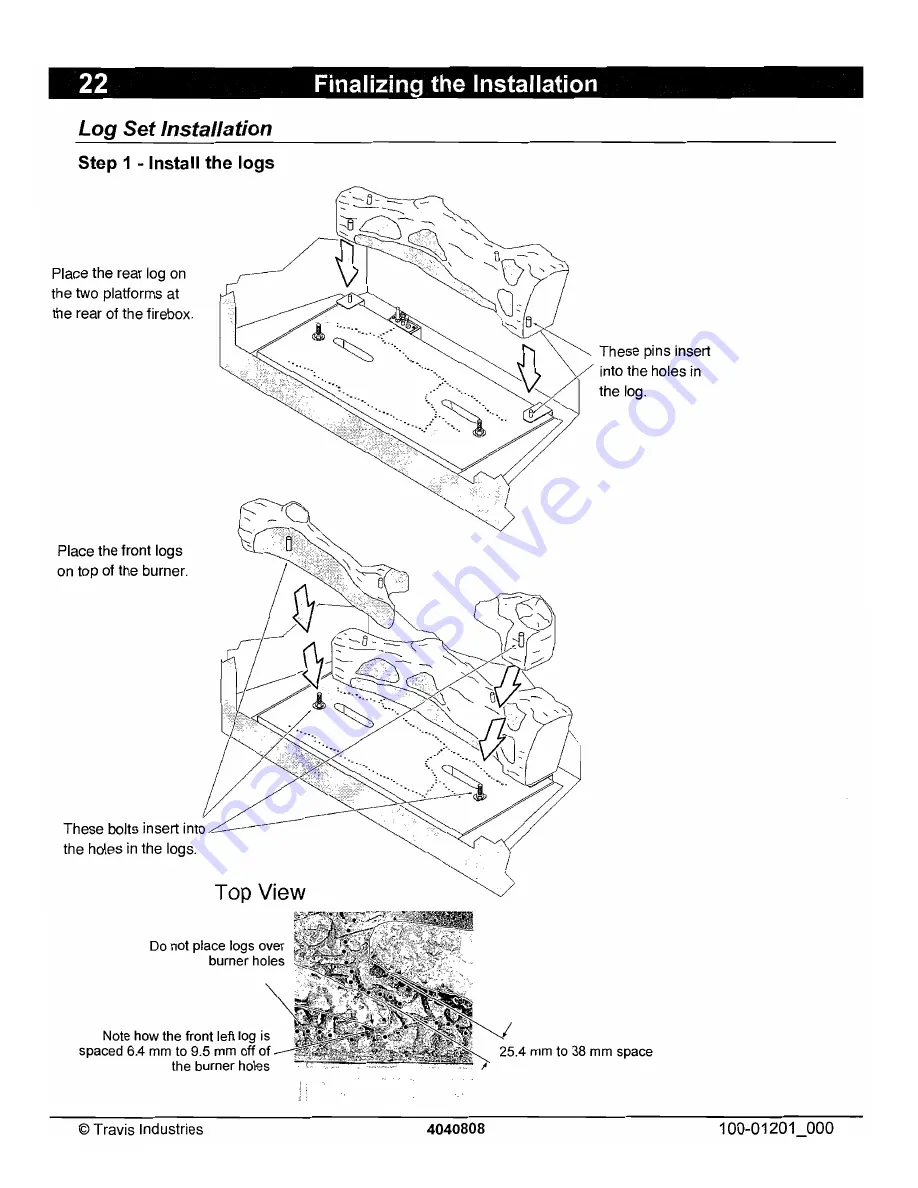 Travis Industries DVL EF II Owner'S Manual Download Page 22