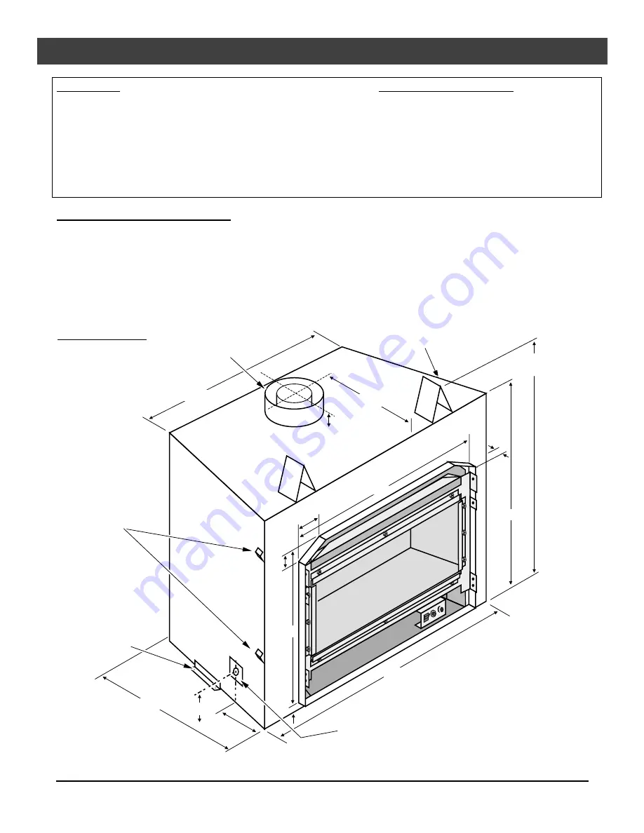 Travis Industries DVS EF Fireplace Owner'S Manual Download Page 6