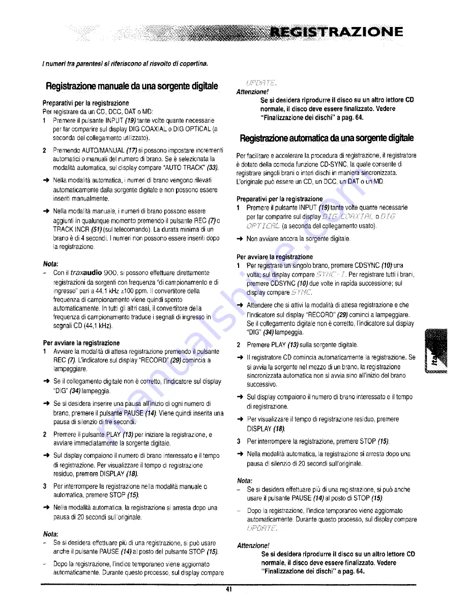 TraxData TraxAudio 900 User Manual Download Page 47