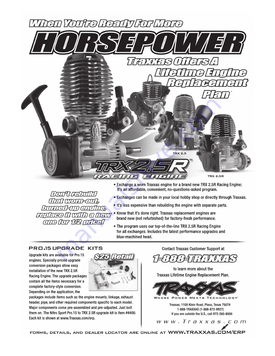 Traxxas 4510 Nitro Sport Operating Instructions Manual Download Page 32