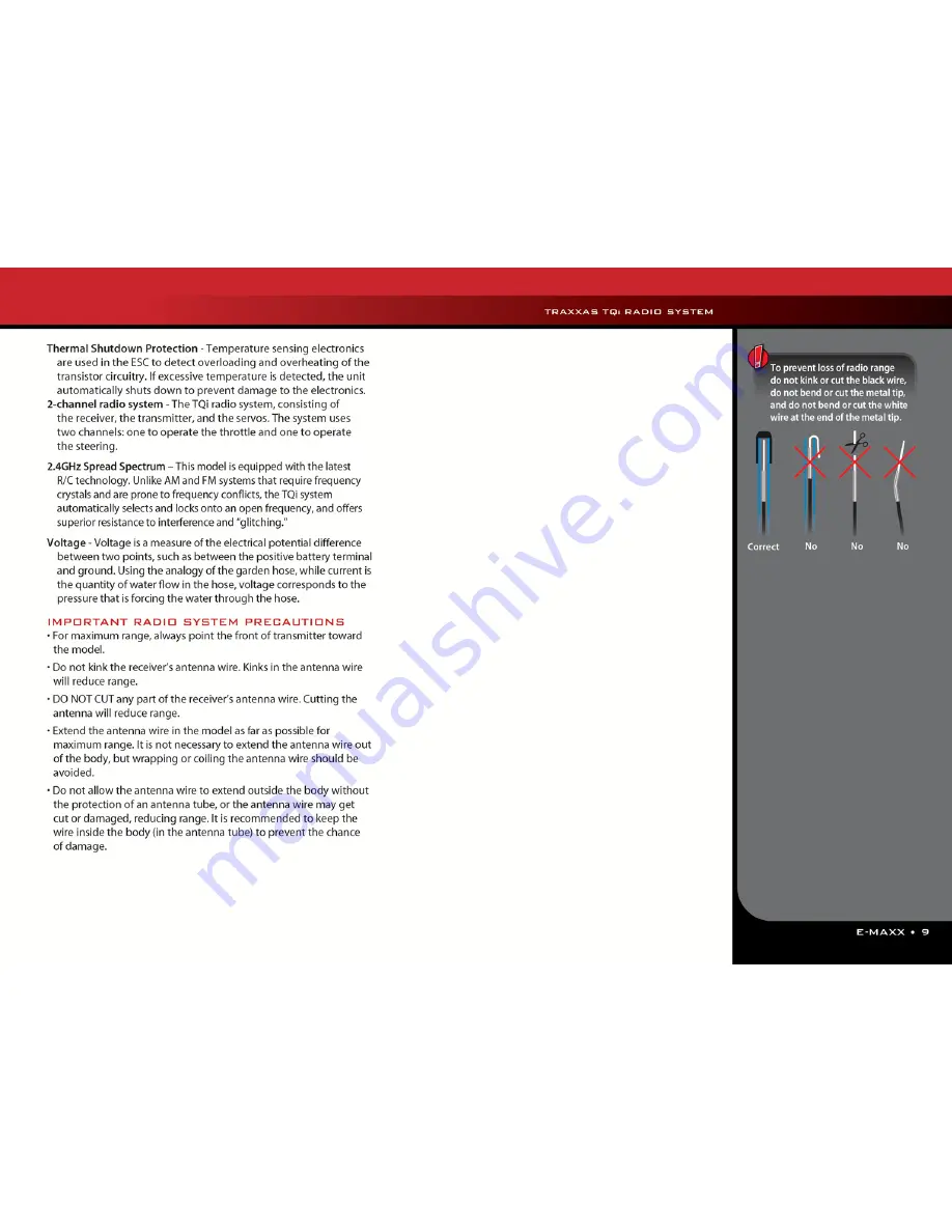 Traxxas E-Maxx 3903 Owner'S Manual Download Page 9