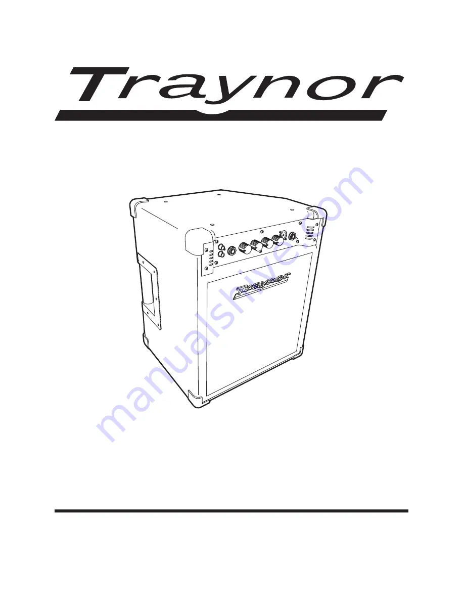 Traynor DYNABASS 50 Manual Download Page 1