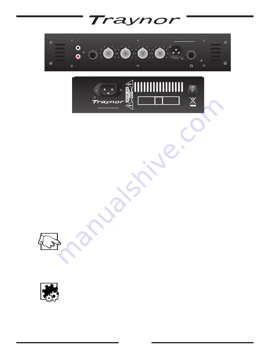 Traynor DYNABASS 50 Manual Download Page 4