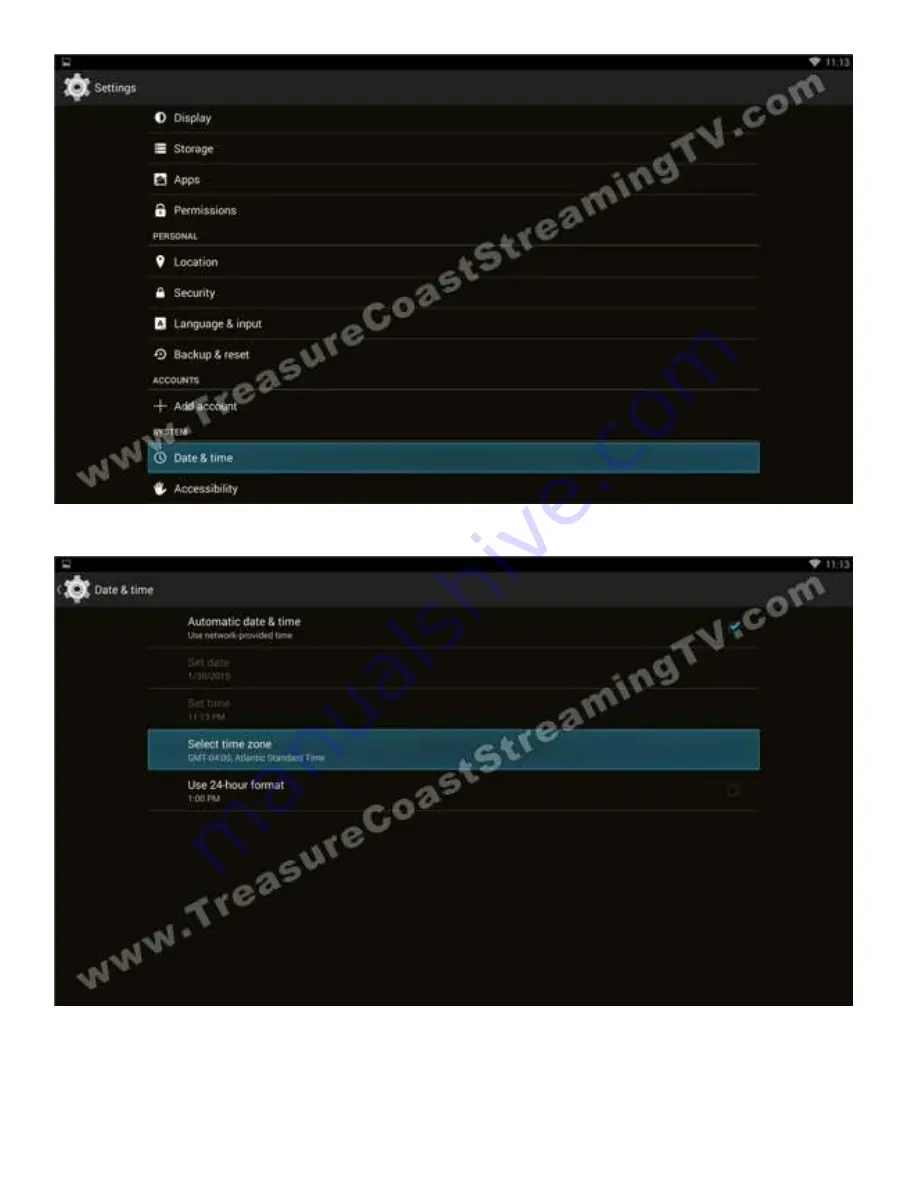 TREASURE COAST STREAMUNG TV MX3 BASICS Manual Download Page 10