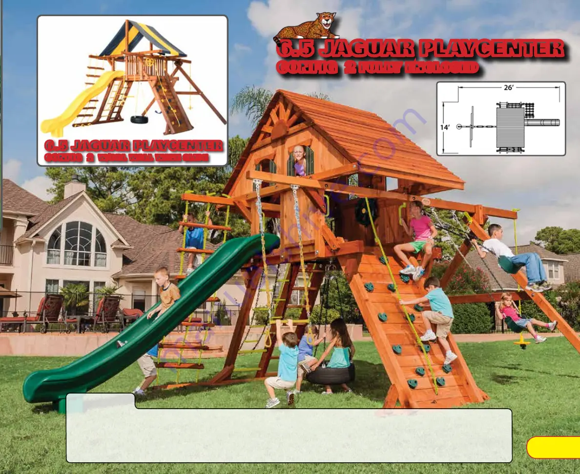 Tree Frogs Wooden Swing Set Factory Скачать руководство пользователя страница 35