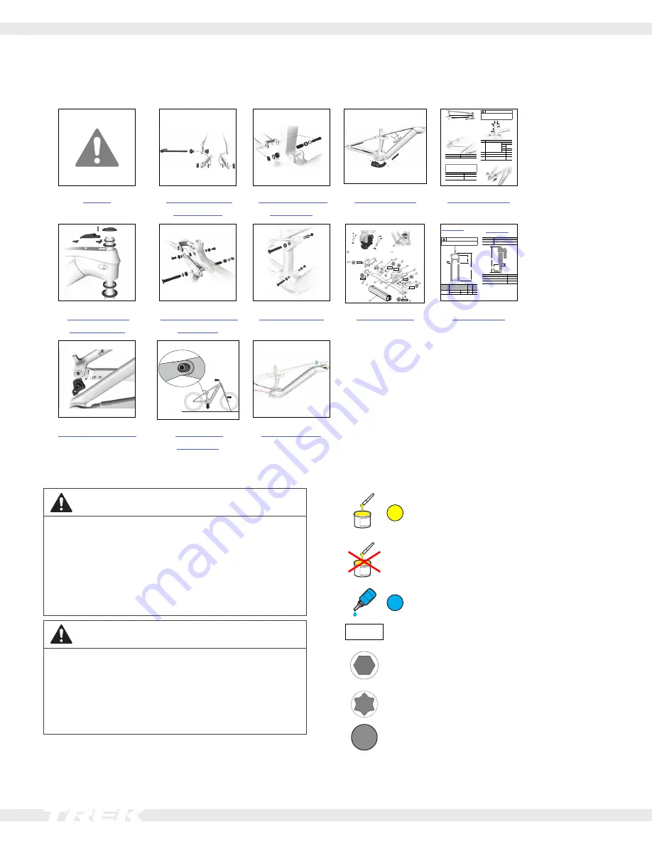 Trek CARBON RAIL 9.8 Service Manual Supplement Download Page 2