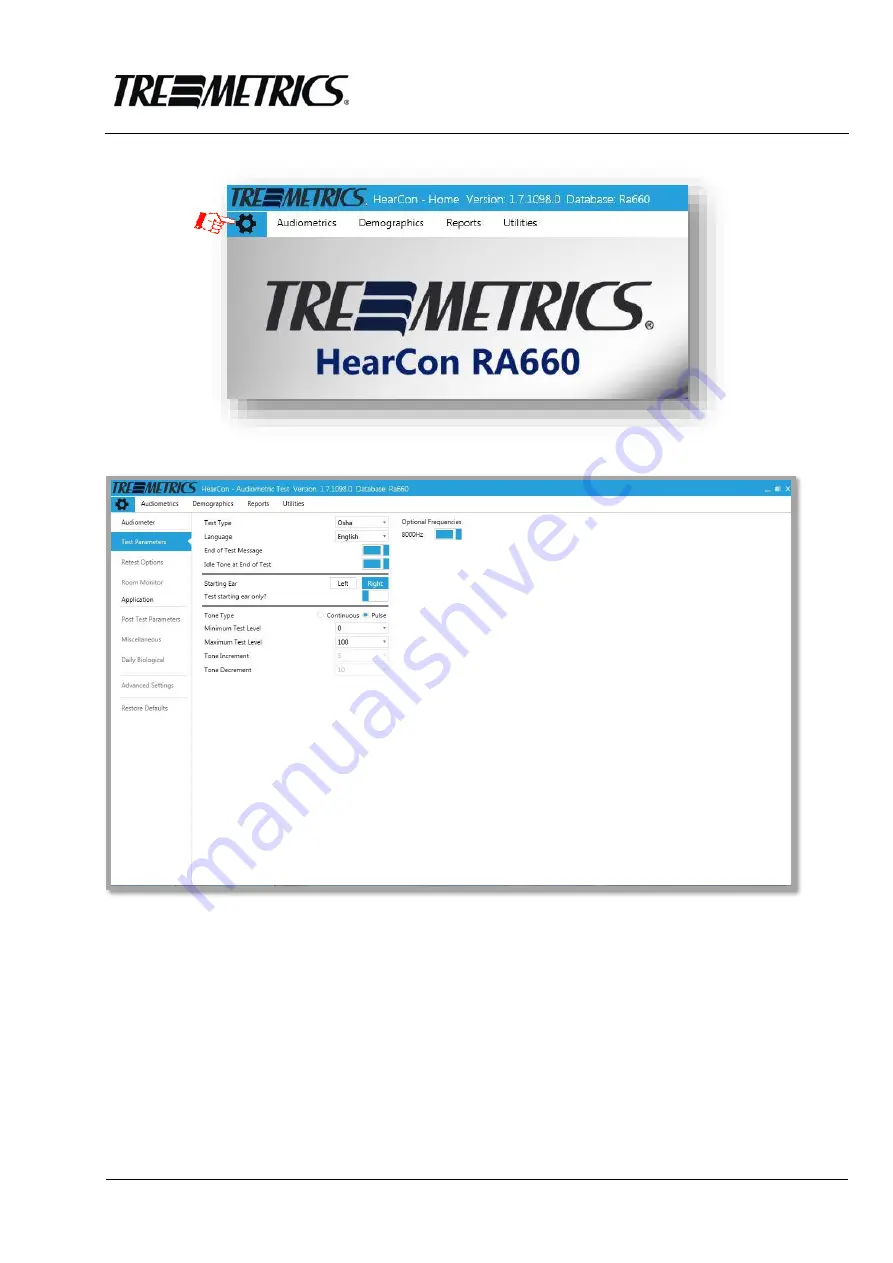 Tremetrics RA660 Operation Manual Download Page 44