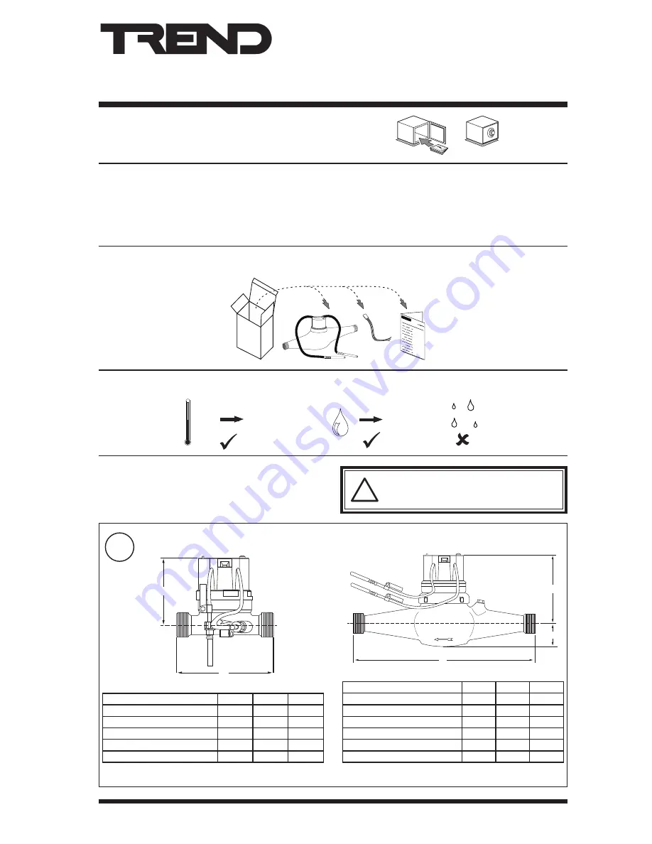 TREND HMM Series Installation Instructions Manual Download Page 1