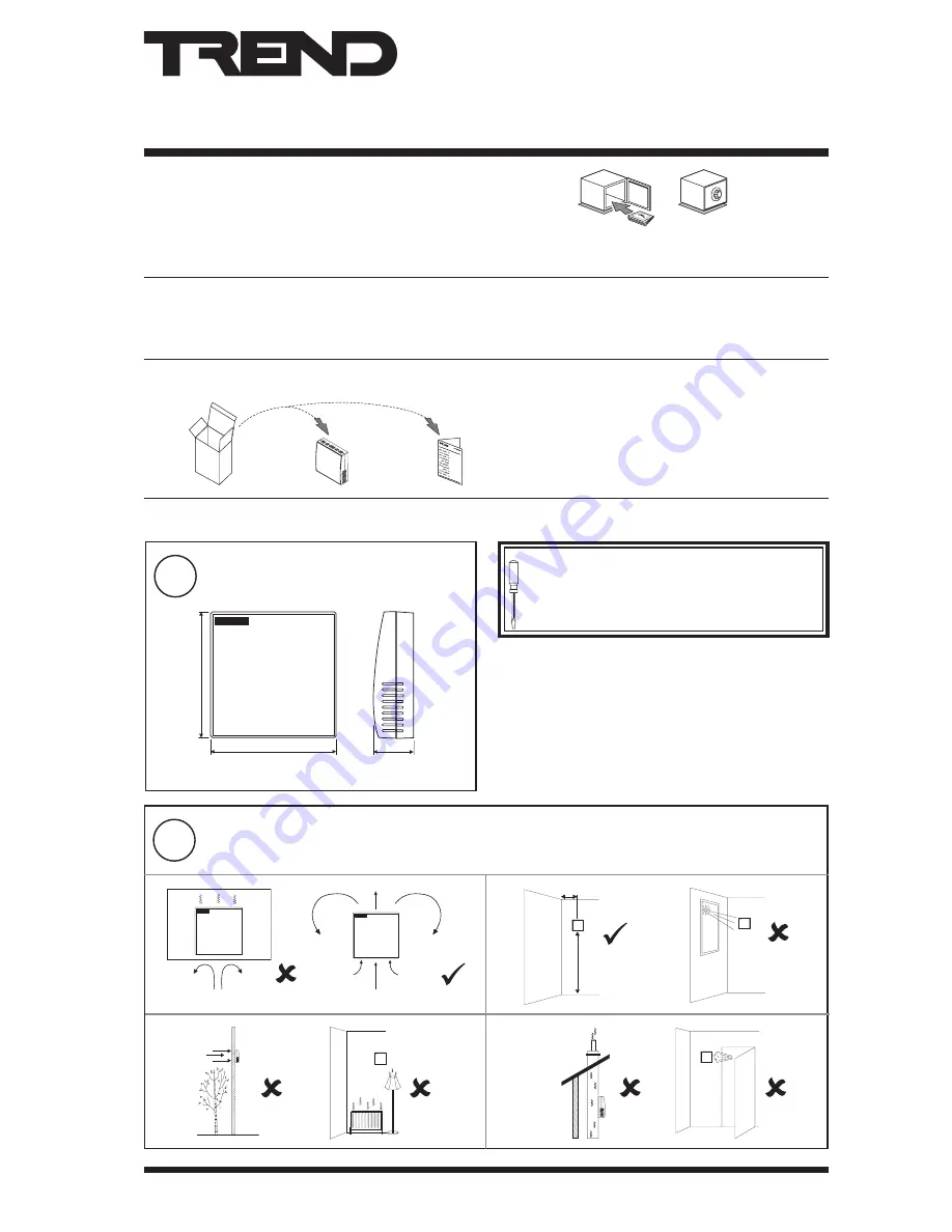 TREND HT/S Installation Instructions Download Page 1