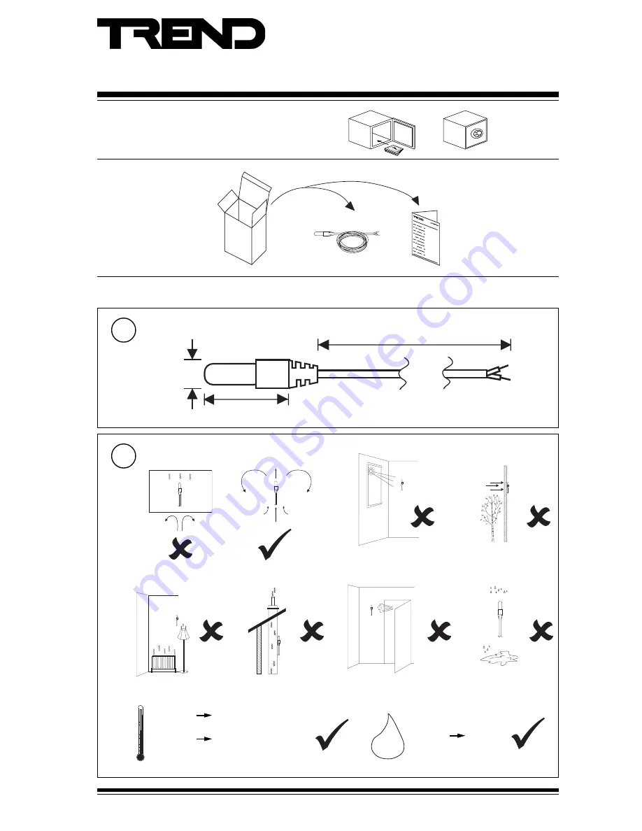 TREND T/TFR-4 Installation Instructions Download Page 1