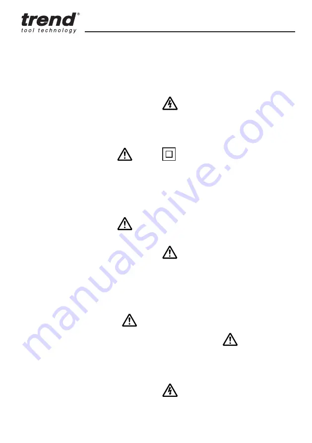 TREND T18S/AG115 Original Instructions Manual Download Page 12