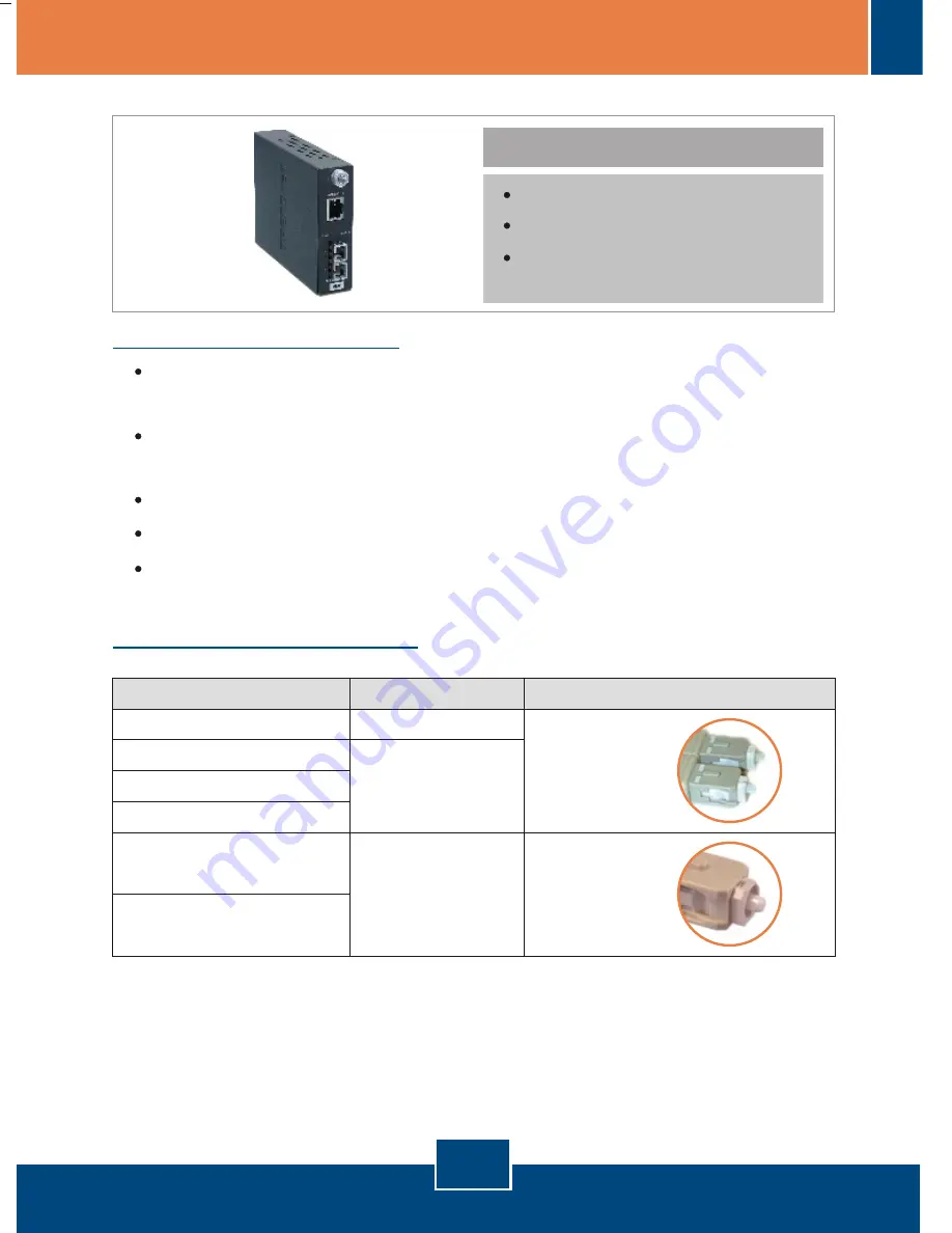 TRENDnet 1000Base-LX Скачать руководство пользователя страница 3