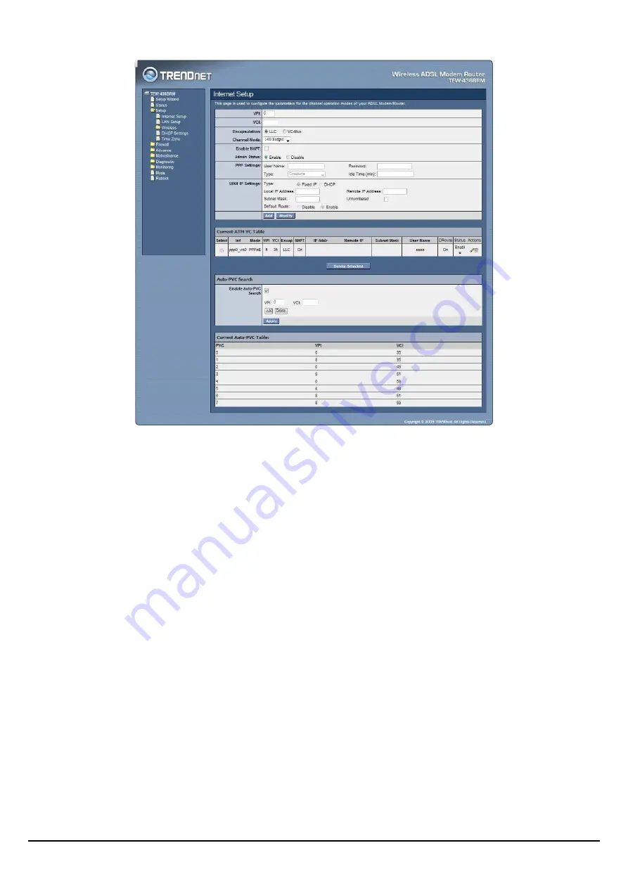 TRENDnet DSLR-2000G User Manual Download Page 29