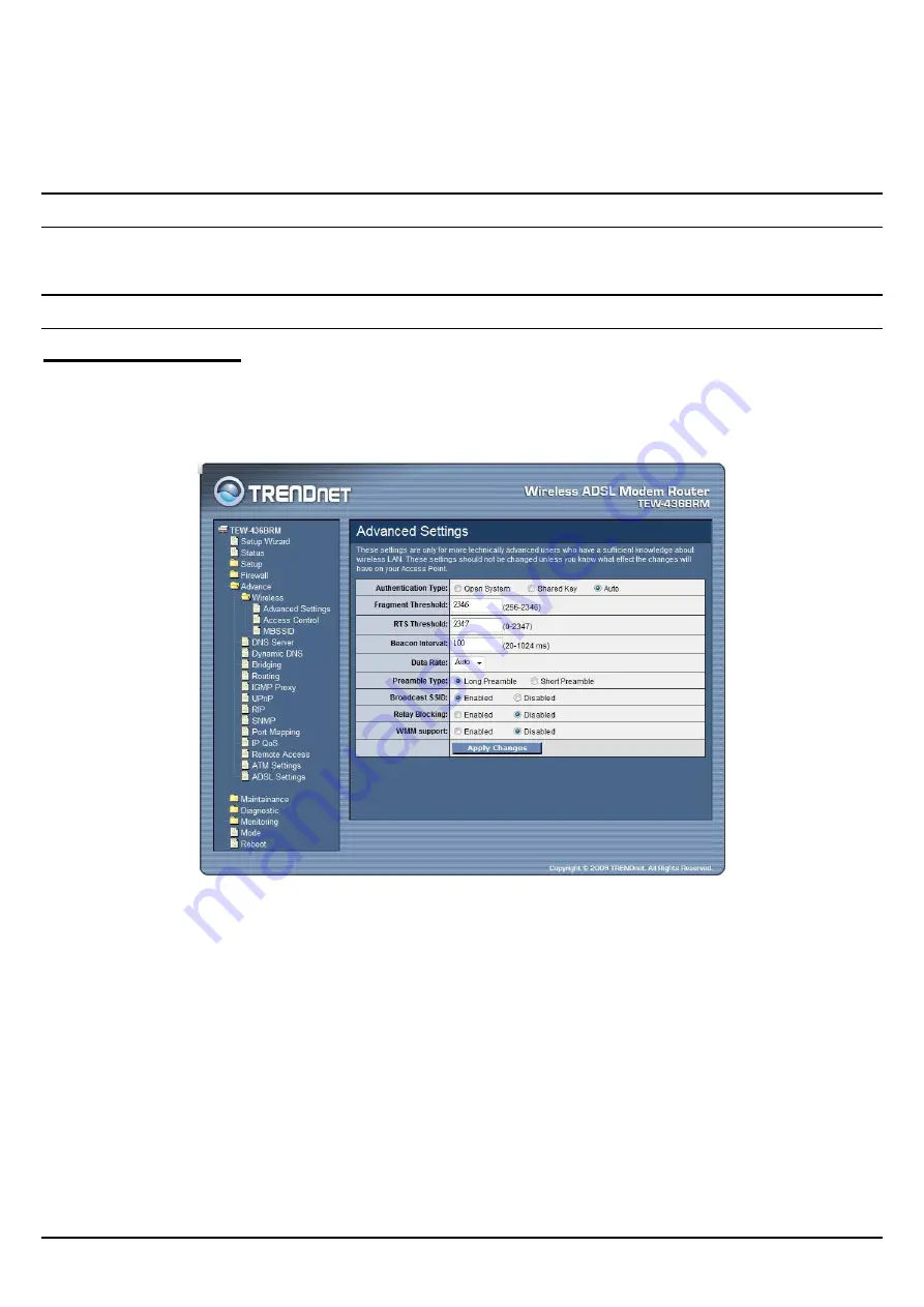 TRENDnet DSLR-2000G User Manual Download Page 47